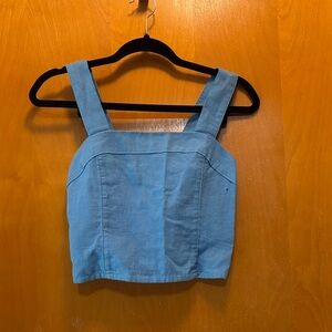 Abercrombie & Fitch Light Blue Tank Top